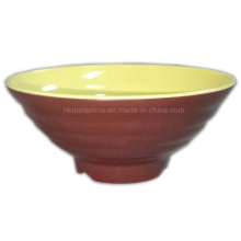 Круглый меламиновый Ramen Bowl с двумя тонами (BW7037)